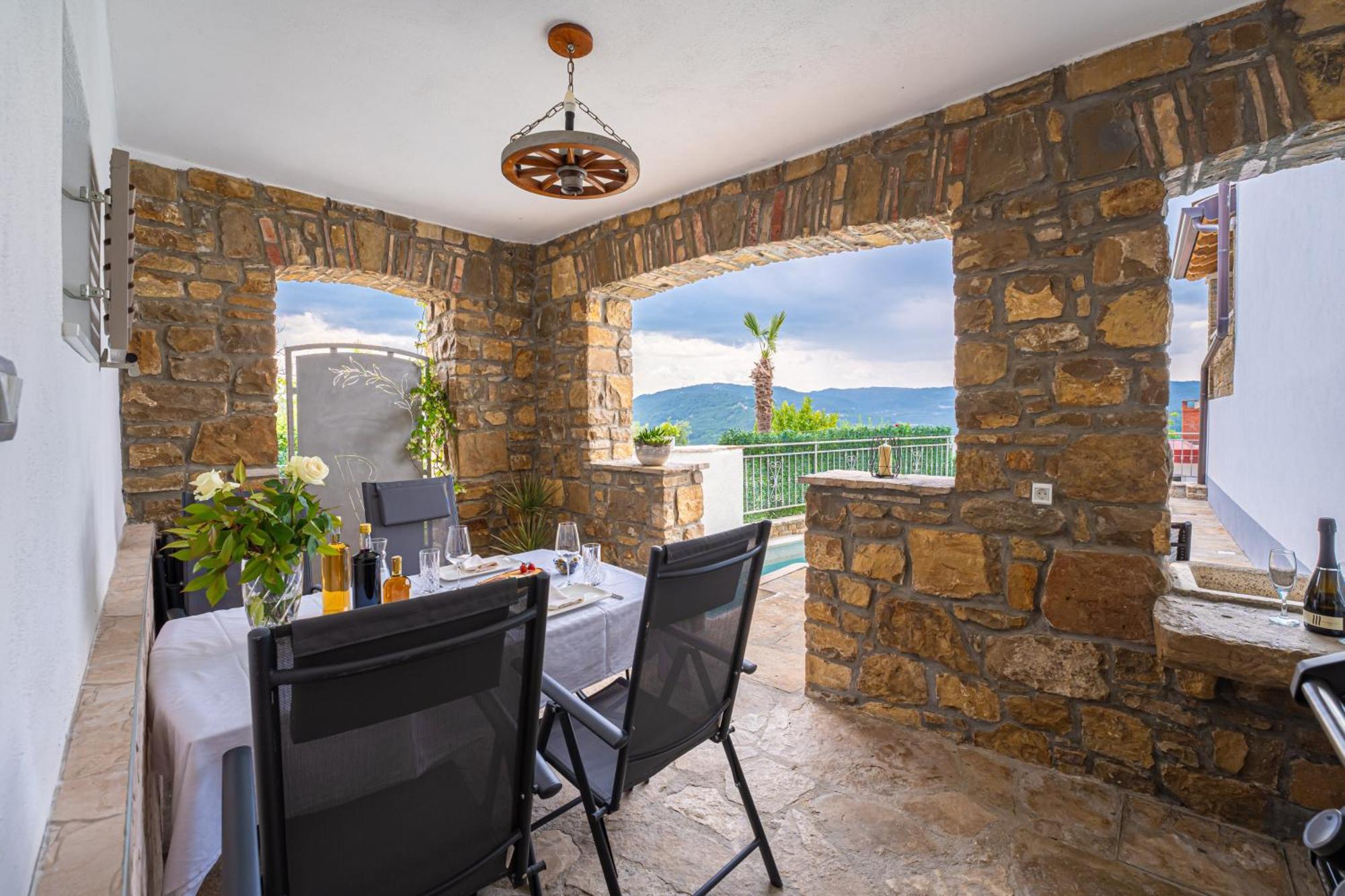 Holiday Home Belveder Motovun With Heated Pool 리바데 외부 사진