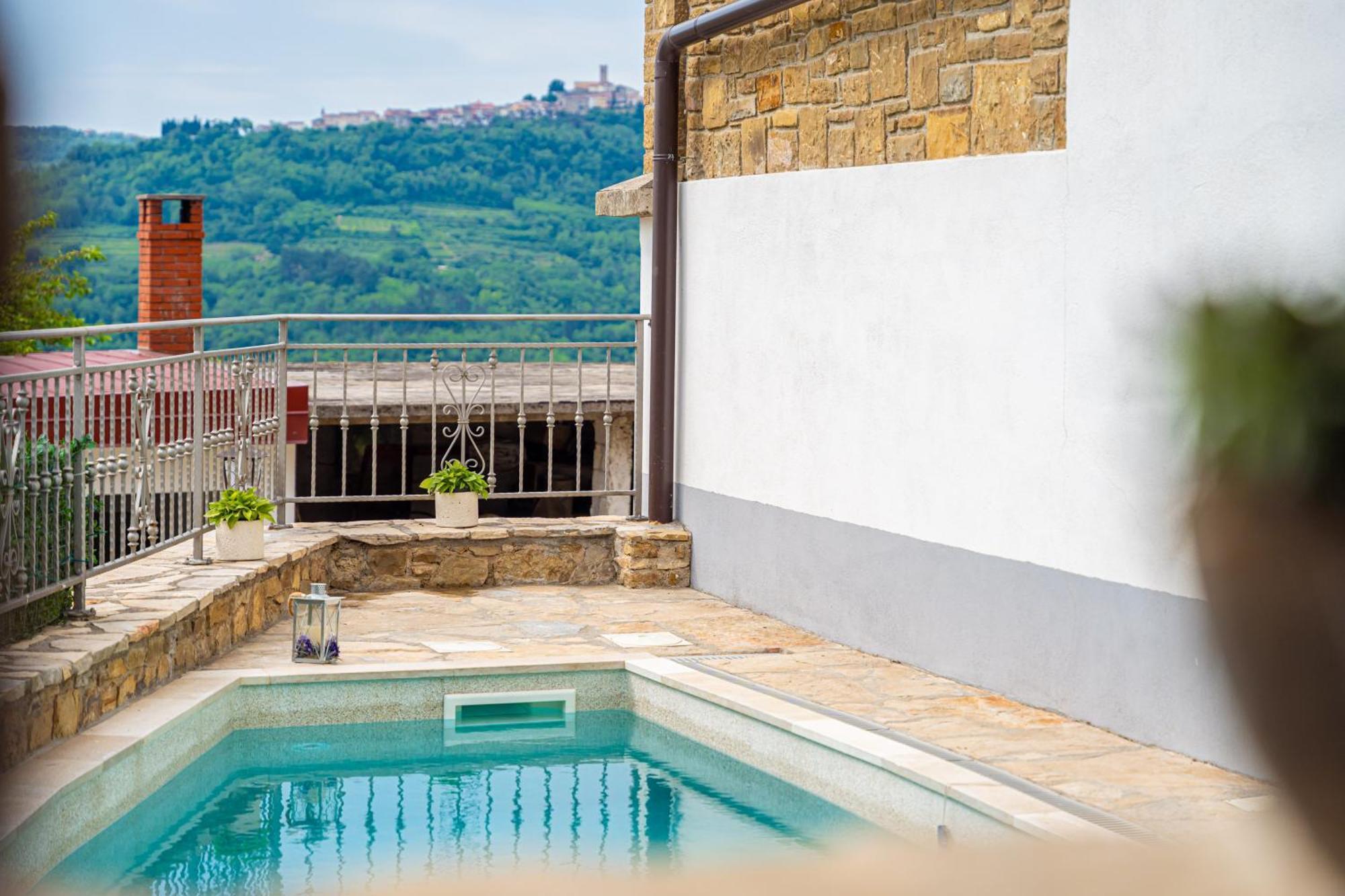 Holiday Home Belveder Motovun With Heated Pool 리바데 외부 사진